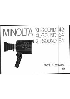 Minolta XL 84 manual. Camera Instructions.